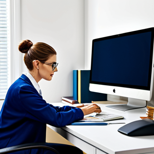 **

"A professional editor reviewing a blog post on a computer screen, surrounded by books and editing tools. The scene depicts a bright and organized workspace, fully clothed, appropriate attire, safe for work, perfect anatomy, natural proportions, professional, family-friendly, high quality"

**